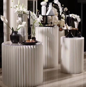 Papier colonne romaine pliant cylindre centre commercial fenêtre mise en page <span class=keywords><strong>gâteau</strong></span> support <span class=keywords><strong>mariage</strong></span> pliant pilier support <span class=keywords><strong>décoration</strong></span> - Product Image 1