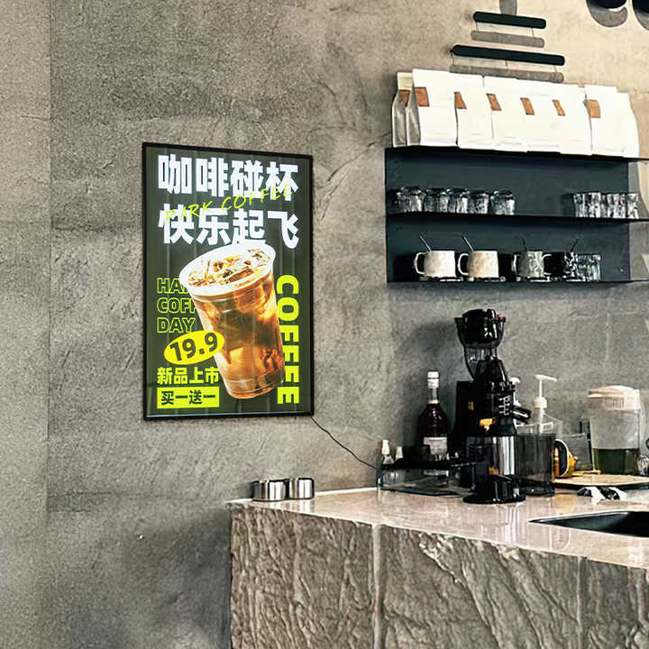 A2 Illuminated Poster Ultrathin light box, cinema illuminated wall