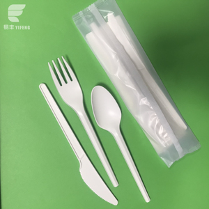 <span class=keywords><strong>Kit</strong></span> de repas <span class=keywords><strong>biodégradable</strong></span> compostable en PLA pour l'école - Product Image 5