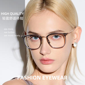 กรอบแว่นตา Danyang รุ่น M6239 ทรงสี่เหลี่ยม ขอบเต็ม ไทเทเนียม IP น้ำหนักเบา เลนส์เรซิ่น สำหรับทุกเพศ - Product Image 4