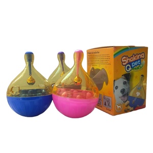 पालतू टंबलर घंटी खिलौना बिल्ली और कुत्ते स्वचालित फीडर पहेली लीची निबल खिलौना को अलग और साफ करने के लिए आसान - Product Image 1