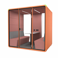 Cabine Acoustique Préfabriquée Insonorisée pour Téléphonie Privée – Idéale pour Aéroport, Centre Commercial, Bibliothèque, École, Bureau
