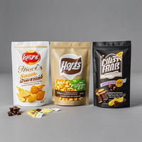 Sachets personnalisés en PE recyclable avec fermeture éclair refermable, fenêtre en Mylar aluminium, pour bonbons, noix, snacks, chewing-gum, gelée, aliments secs – Vente en gros