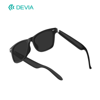 Audífonos Devia Open-Ear Bt 5.4, Resistentes al Agua IPX5, Protección UV400, Gafas con Ganchos para las Orejas, Cancelación de Ruido ENC para Deportes y Correr