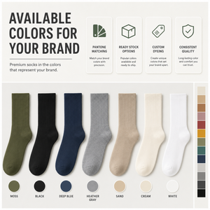 Calcetines de Vestir Personalizados con Logotipo para Hombre, Calcetines Casuales de Algodón, Transpirables, Sin Costuras, para Gimnasio, Fiestas y Eventos - Product Image 3