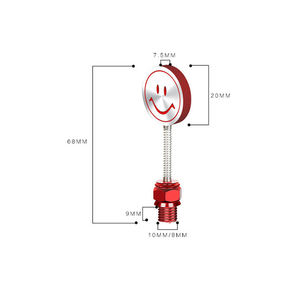Haut-parleurs de <span class=keywords><strong>moto</strong></span> universels XYRacing XY-070 en alliage d'aluminium avec tête oscillante Smiley Face, 6,8 cm, avec garantie de 6 mois - Product Image 6