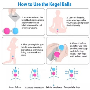 Bola Vaginal Inteligente de Silicona Ben Wa, Mancuerna Vaginal, Bola <span class=keywords><strong>Voga</strong></span> Magnética, Bolas de Kegel para Mujeres, Ejercicios de Fortalecimiento - Product Image 3