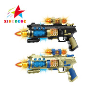 OFERTA 2024 Juguetes de Plástico para Niños, Pistola de Sonido y Luz con Vibración, Armas Eléctricas de Juguete, Pistola Subfusil de Juguete para Niños