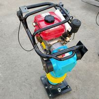 Machine à compacter pneumatique à essence QIC, modèle RM80, compacteur industriel personnalisé avec moteur