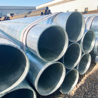 Tuyau en acier galvanisé à chaud ASTM DIN GB JIS BS EN Q195 Q235 GI de 21,3 mm, 26,9 mm, 33,7 mm pour panneaux de clôture