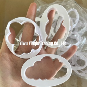 En gros 5 pièces/ensemble <span class=keywords><strong>nuage</strong></span> <span class=keywords><strong>emporte</strong></span>-pièce en plastique Fondant Biscuit Cutter - Product Image 1