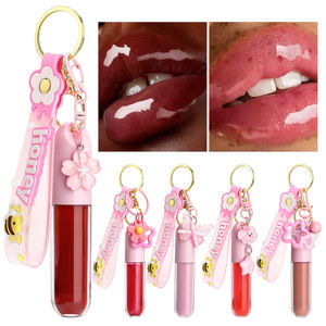 Brillo Labial Rosa en Varios Estilos con Llavero de Lujo, Vegano, Cruelty-Free, Hidratante, Suave, No Pegajoso, con Logotipo Personalizado - Product Image 5