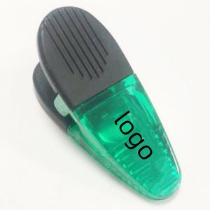 Clip magnétique pour réfrigérateur en plastique écologique, porte-mémo avec impression de logo - Product Image 1
