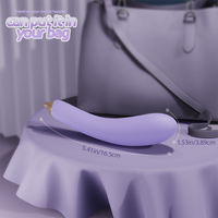 Hochwertiger Auberginen-Vibrator Dildo 9 Frequenzstufen Vibrations-Masturbationsgerät für Frauen