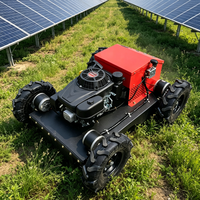 Gemeentelijke groenbouw-robotmaaier 550mm rupsbanden freesmaaier stadsverzorging CE EPA fabrikant