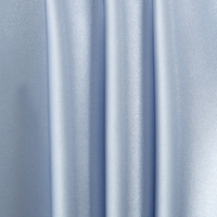 Tissu satiné en soie élastique 50D à haute élasticité, 97% polyester, 3% élasthanne, pour robes, vente en gros