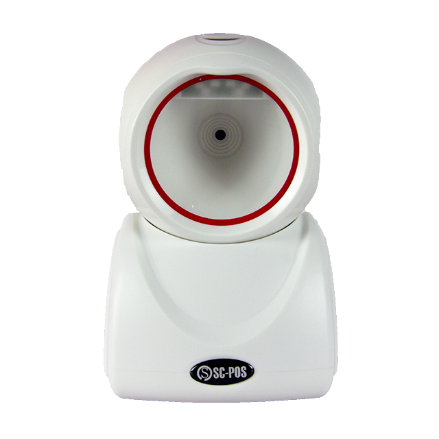 2026 Popular QR Code Barcode Reader USB Desktop Scanner 1D/2D Scanning Omni-directional High-Speed 120fps Convenience Store