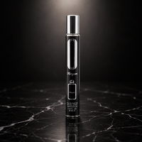 Coffret Cadeau Eau de Parfum pour Couples, Flacon en Verre Noir Jet, pour Bal de Promo, Pique-nique, Croisière, Remise de Diplôme, Parfum à Traces Tenaces