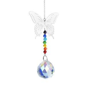 Suncatcher Butterfly Custom Wind Chimes Sun Light Catcher Adorno colgante Crystal Light Shadow Wind Chime - Product Image 4