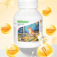 Comprimés VitaFit pour le soutien des articulations des chiens et des chats, avec de l'calcium et de la chondroïtine, absorption rapide, 60g pour animaux de compagnie