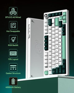 Teclado Mecánico Inalámbrico LEOBOG HI75C Pro, 75%, Aluminio CNC, Montaje Gasket, Tri-Modo, RGB, Interruptores Intercambiables en Caliente, Teclado para Juegos con Perilla - Product Image 2