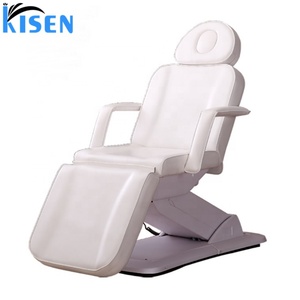 KISEN Modern Beauty Salon Furniture Leather Massage <b>Table</b> Adjustable Cosmetic Facial Beauty Bed <b>Electric</b> Facial Spa Lash Bed - Product Image 2