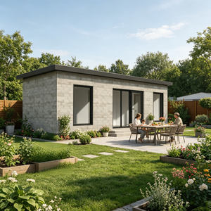 Maisonnette de jardin préfabriquée en acier léger, unité résidentielle modulaire pour l'Irlande, conception à assemblage rapide - Product Image 3