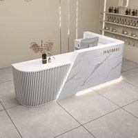 Meubles de réception modernes pour aménagement commercial, comptoir sur mesure pour boutique de détail, personnalisation