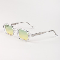 Gafas de Sol Cuadradas Vintage de Alta Calidad con Montura CP y 3+2 Bisagras, Gafas de Sol Retro de Diseñador para Hombre y Mujer 2026