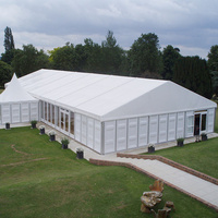 Tente de réception personnalisée 10x20 15x20 15x30 20x30, tente de mariage, tente de fête, structure en alliage d'aluminium, grande tente extérieure pour événements