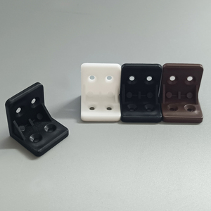 Support d'angle en plastique à 90 degrés en forme de L, connecteur de meuble en bois, quincaillerie de fixation d'angle droit - Product Image 3