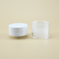 Flacon vide de 50 ml sans air, à pompe, avec bouchon à clapet, pour crème cosmétique et soins de la peau