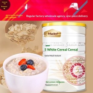 Céréales blanches prêtes à consommer, flocons d'avoine, <span class=keywords><strong>petit</strong></span>-déjeuner nutritif, repas <span class=keywords><strong>complet</strong></span>, repas rapide, riches en fibres (grande quantité) - Product Image 2