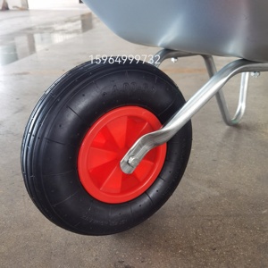 <span class=keywords><strong>Carretilla</strong></span> de Jardín de Acero y Metal WB5204 con Ruedas Neumáticas para Uso Industrial - Product Image 6