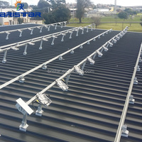 Support solaire réglable en angle (15-30°) pour panneaux photovoltaïques sur toit plat - Kit de fixation pour système de support solaire