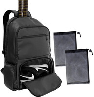 Sac à dos professionnel en polyester résistant à l'eau pour le tennis et le pickleball pour hommes - Contient des raquettes et des balles Accessoires de voyage