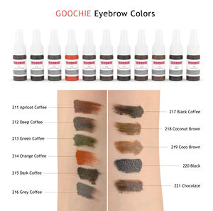 Goochie Maquillage Permanent Pigment Encre <span class=keywords><strong>de</strong></span> Tatouage PMU Microblading Sourcils - Product Image 2