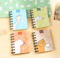 Logo personnalisé 60 feuilles, taille Mini, Design mignon en spirale, ample, impression personnalisée, note, étiquette