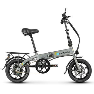 Mini bicicleta eléctrica plegable de 14 pulgadas con marco de acero, envío directo, stock de la UE, 350W, 36V7.8Ah, bicicleta eléctrica de ciudad plegable - Product Image 4