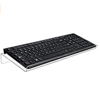Support de clavier en PC transparent, support de clavier incliné, support de clavier universel en acrylique surélevé pour une frappe ergonomique facile