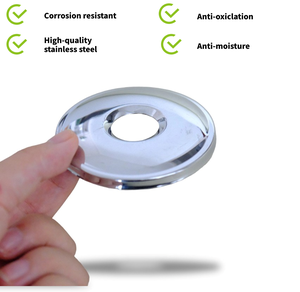 Copertura decorativa per tubo JASTON 2 pezzi coperchio decorativo per rubinetto in acciaio inossidabile <span class=keywords><strong>cromato</strong></span> - Product Image 3