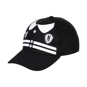 Gorra infantil Karactermania Wednesday Varsity, negra - Product Image 1
