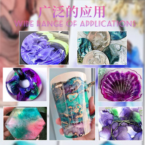 Ensemble d'encre à l'alcool pour la résine, 30 couleurs, pigments hautement concentrés pour la résine époxy et UV, pour la création d'art, de bijoux et de travaux manuels DIY - Product Image 4