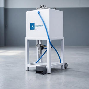Machine de sablage à pédale robuste pour la préparation de surfaces industrielles, le nettoyage abrasif et la finition des composants métalliques - Product Image 1