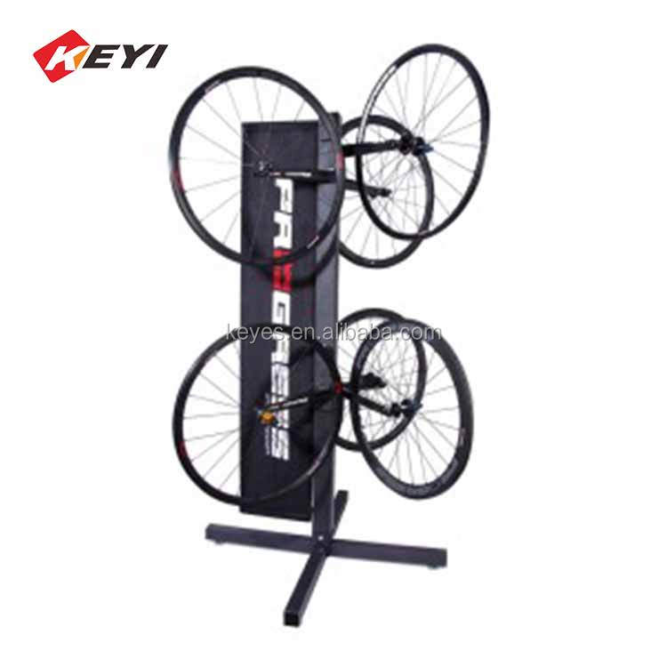 自転車アクセサリー小売店メタル両面ディスプレイ/バイク