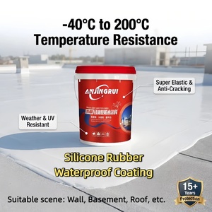 Membrane d'étanchéité liquide en caoutchouc silicone haute performance et durable <span class=keywords><strong>pour</strong></span> la réparation des fuites des toits, des murs, du béton et des bâtiments métalliques - Product Image 1
