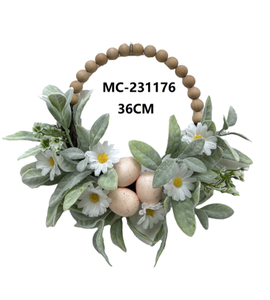 2025 <span class=keywords><strong>precio</strong></span> al por mayor de fábrica CORONA DE Pascua tiene varios huevos de espuma para el hogar Festival vacaciones Pascua adorno colgante Decoración - Product Image 6