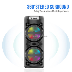 ZQS6223 in magazzino nuovo modello doppio 6 pollici BT portatile carrello altoparlante ad alta potenza con LED lettore <span class=keywords><strong>Karaoke</strong></span> - Product Image 3
