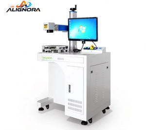 Máquina de marcado láser MOPA/Fibra D60 para grabado de anillos, pulseras, colgantes de letras para pequeños negocios, ejes de rotación y joyería - Product Image 1