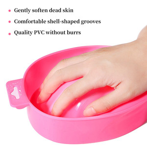 Bol de soin pour éliminer les peaux mortes en 3 couleurs, outils de nettoyage pour le nail art, bol de trempage pour les mains et exfoliation - Product Image 4